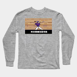 8-Bit Quarterback - Minnesota Long Sleeve T-Shirt